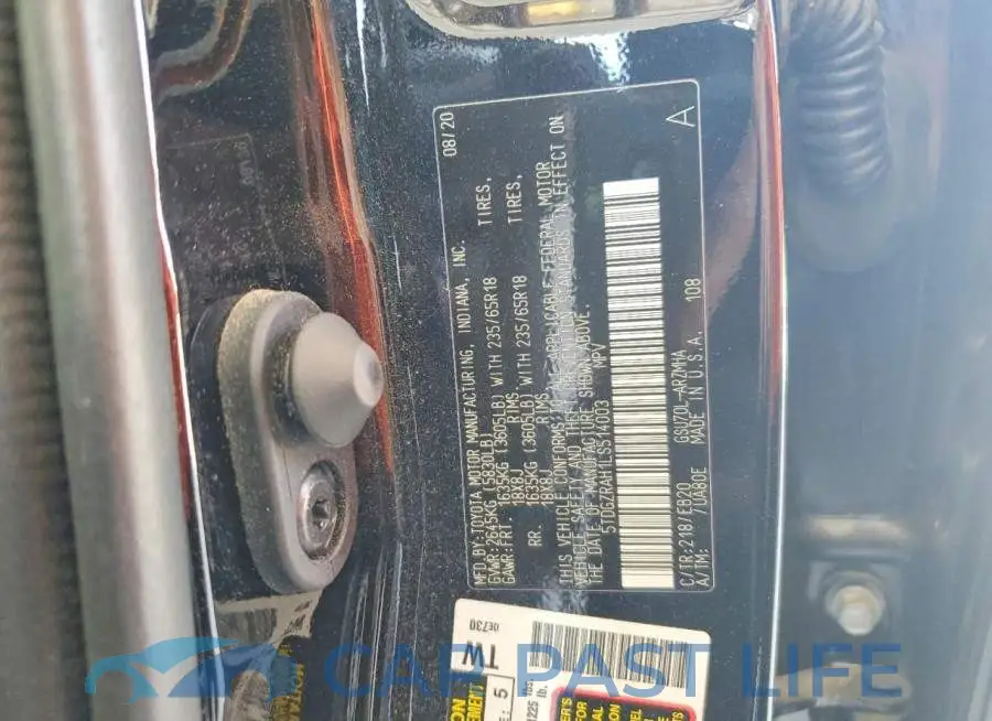 5TDGZRAH1LS514003# 12
