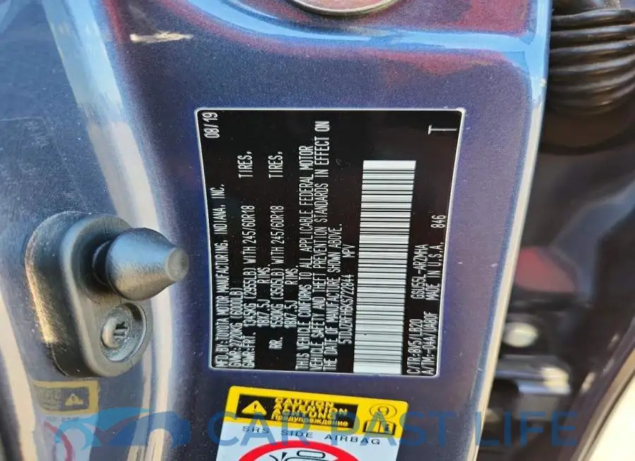 5TDJZRFH6KS722844# 13