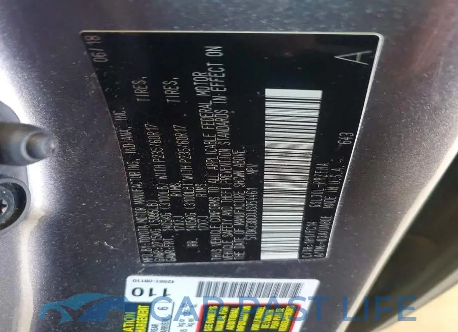 5TDKZ3DC0JS954461# 13