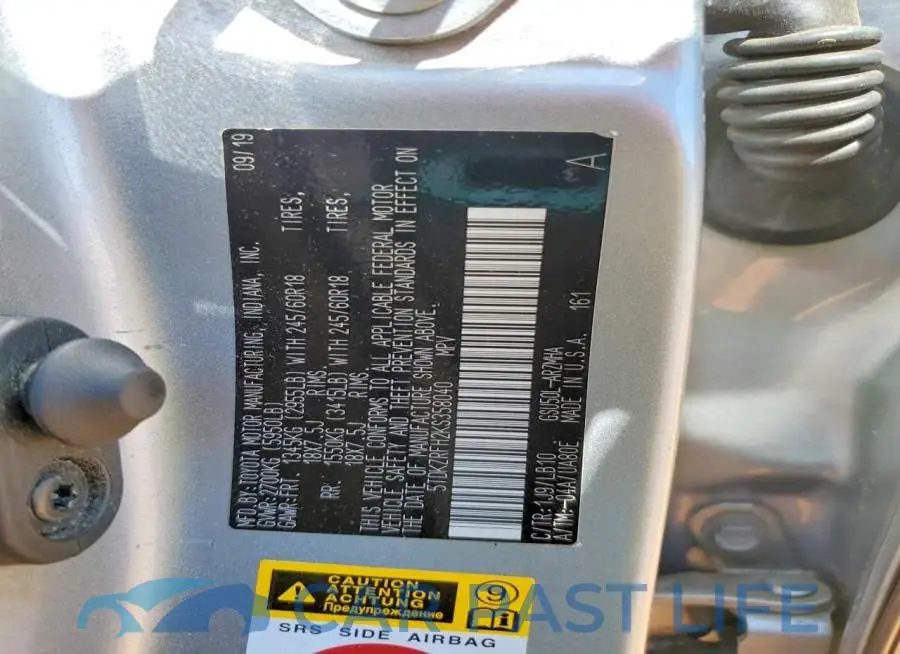 5TDKZRFH2KS358040# 13