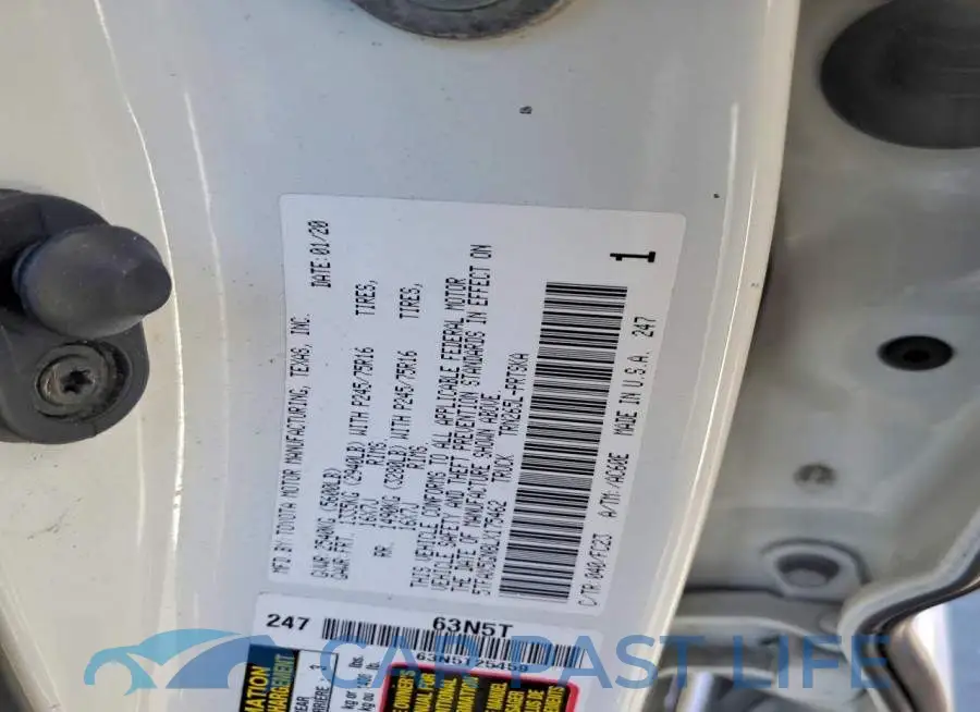 5TFAX5GN8LX175462# 13