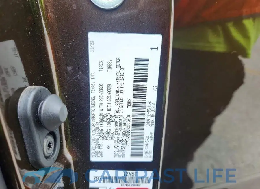 5TFJA5DB0RX157610# 12