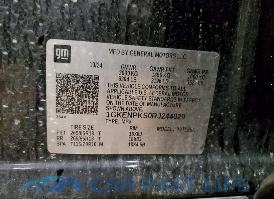 1GKENPKS0RJ244029# 14