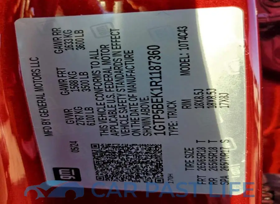 1GTP5BEK1R1187360# 12