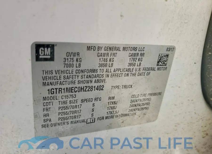1GTR1MEC0HZ281402# 12