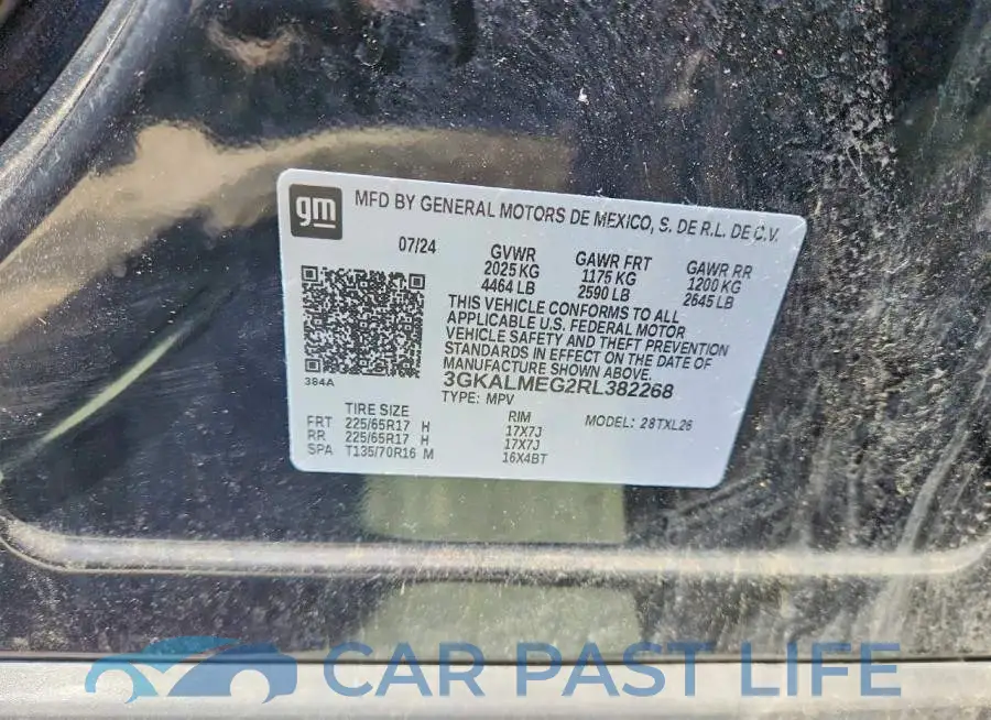 3GKALMEG2RL382268# 13