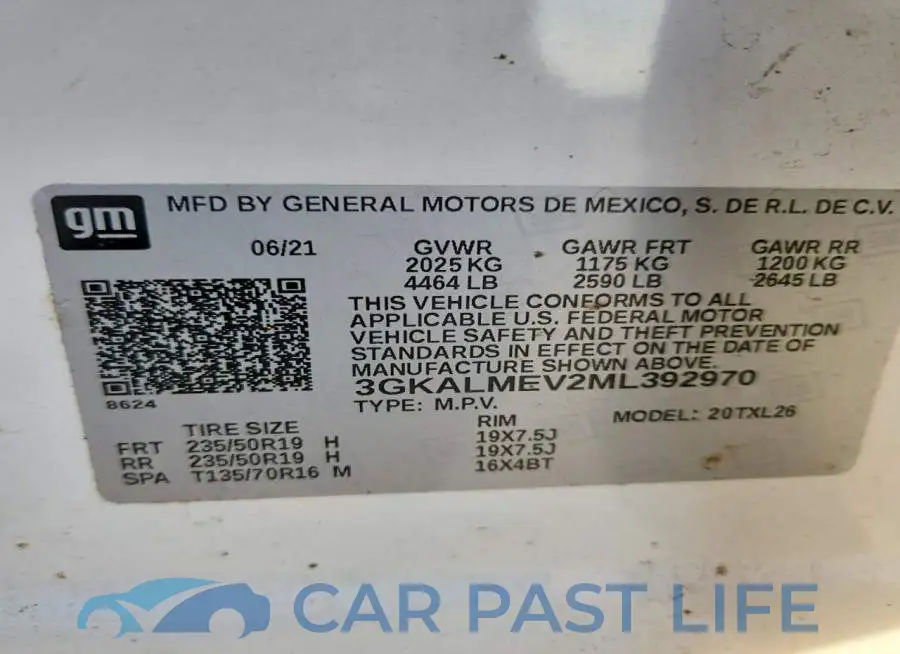 3GKALMEV2ML392970# 13