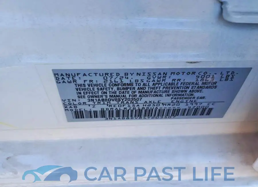 3N1AB8DV8SY203507# 13