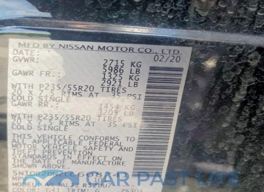 5N1DR2DN2LC608741# 12