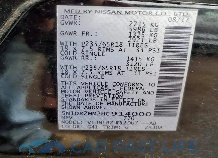 5N1DR2MM2HC914000# 12