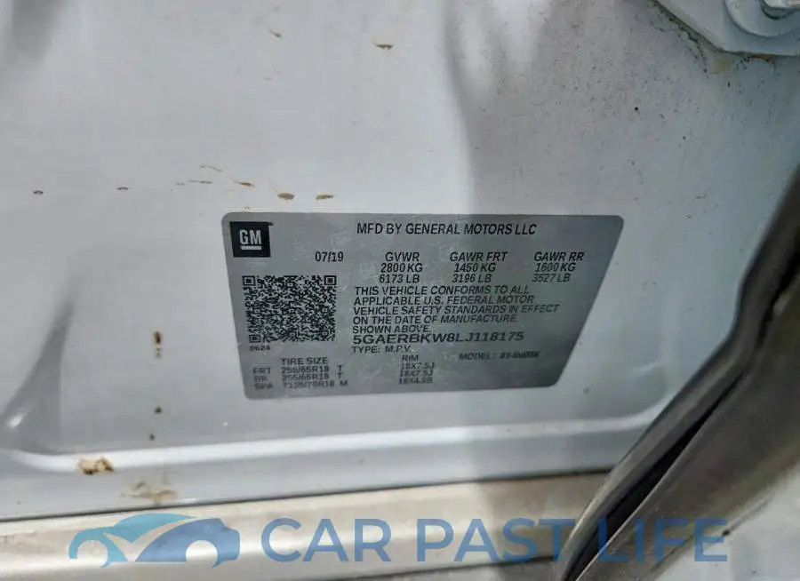 5GAERBKW8LJ118175# 13