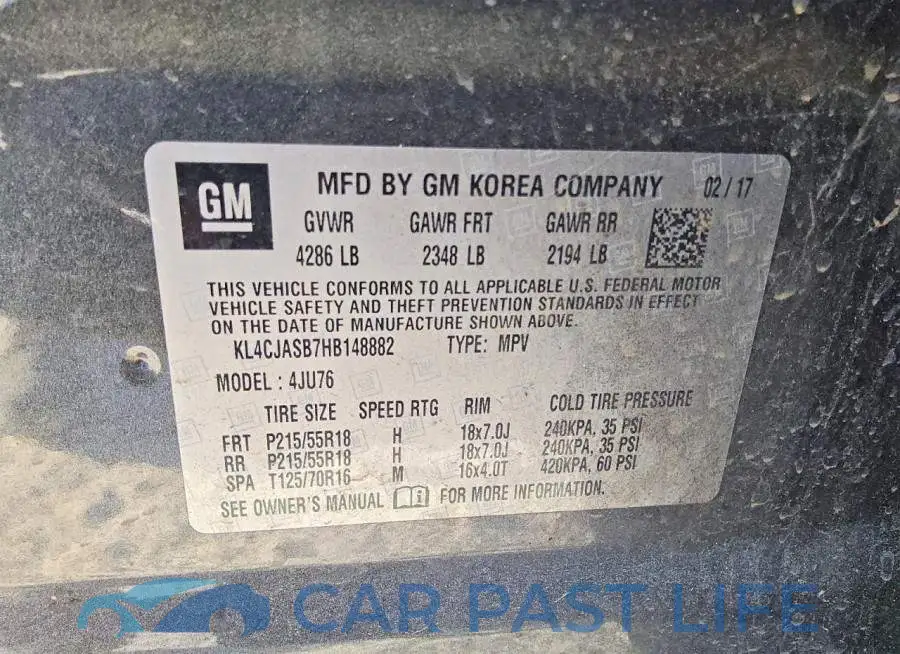 KL4CJASB7HB148882# 13
