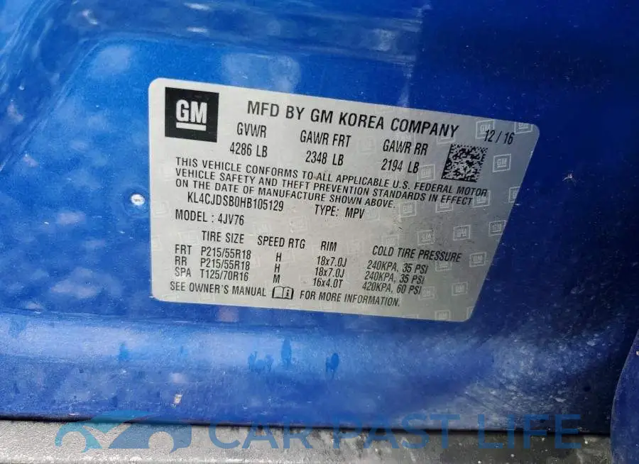 KL4CJDSB0HB105129# 13