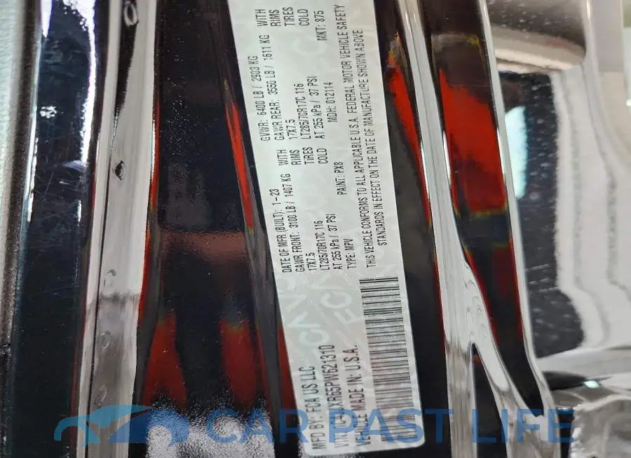 1C4JJXR65PW621310# 12