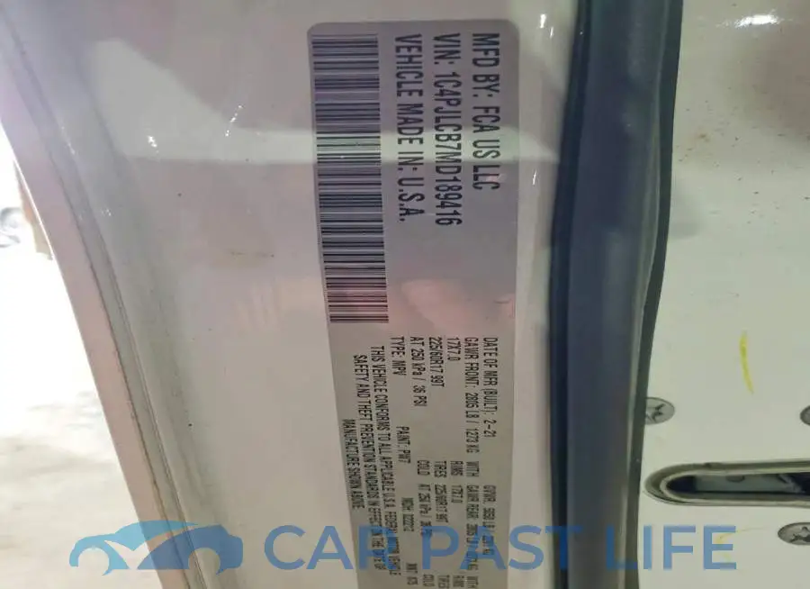 1C4PJLCB7MD189416# 13