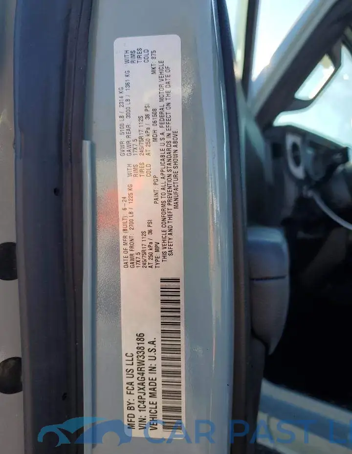 1C4PJXAG4RW338186# 13