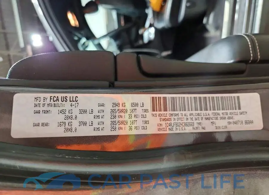 1C4RJFBG2HC882669# 13