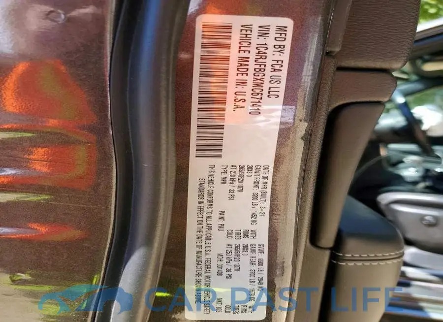 1C4RJFBGXMC671410# 13