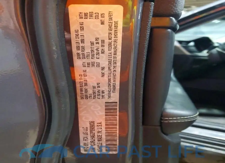 1C4RJHAG2P8909836# 14