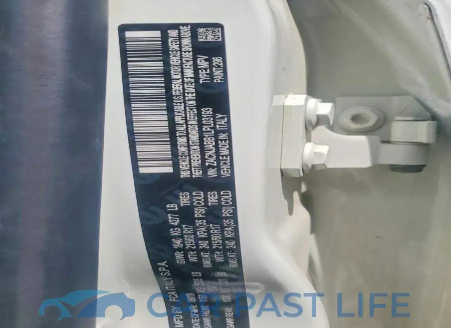 ZACNJABB1LPL03193# 12