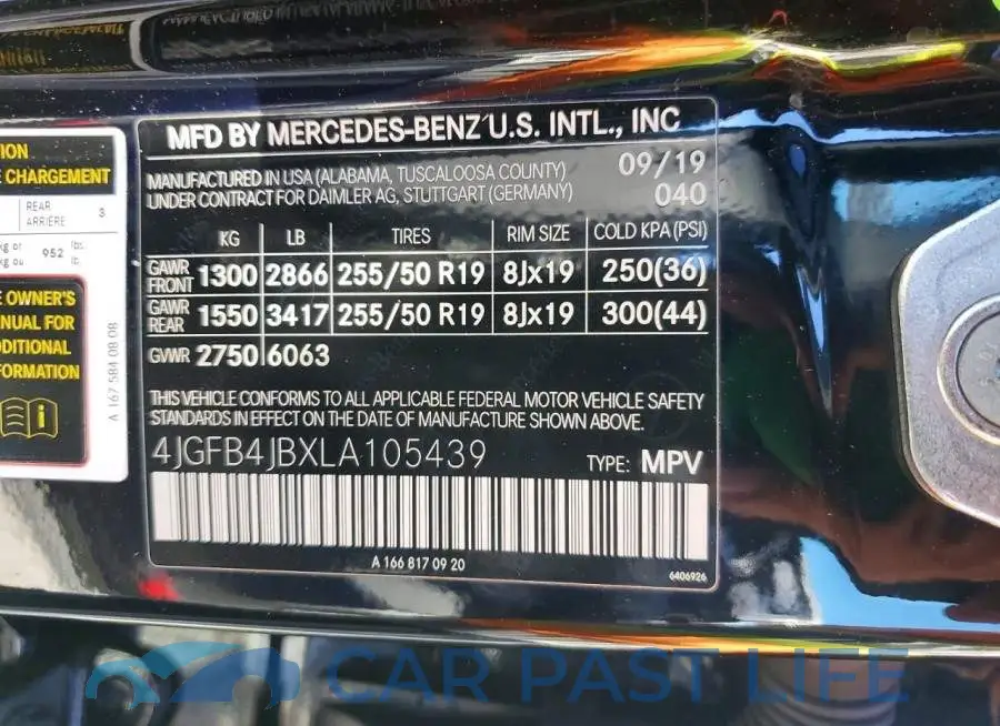 4JGFB4JBXLA105439# 13