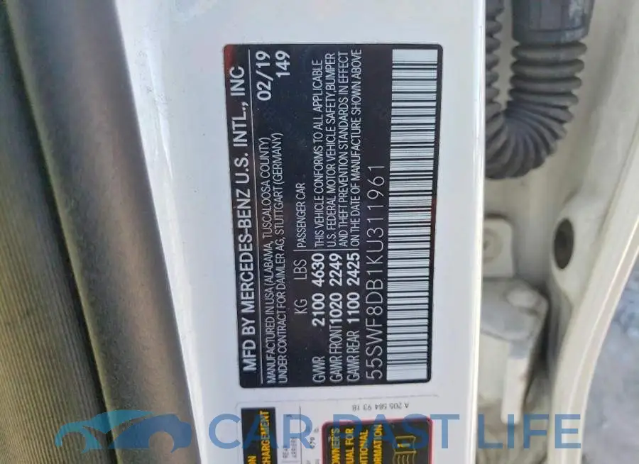 55SWF8DB1KU311961# 13