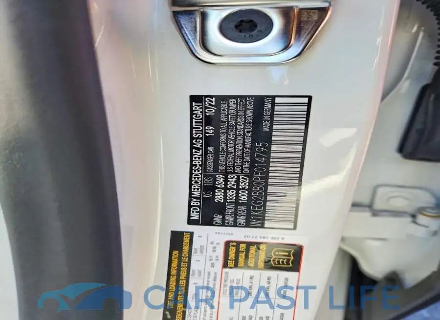 W1KEG2BB0PF014795# 12