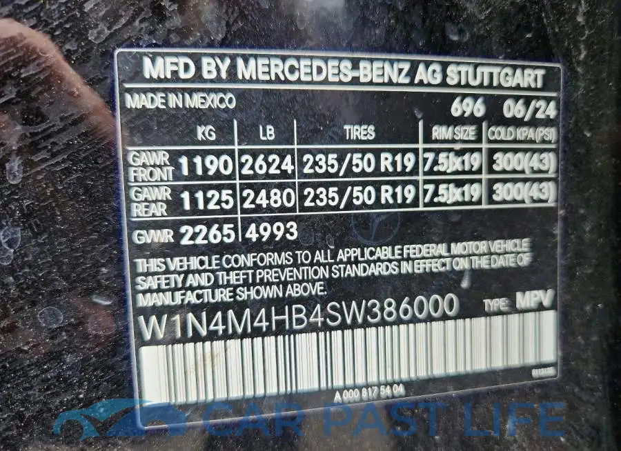 W1N4M4HB4SW386000# 13