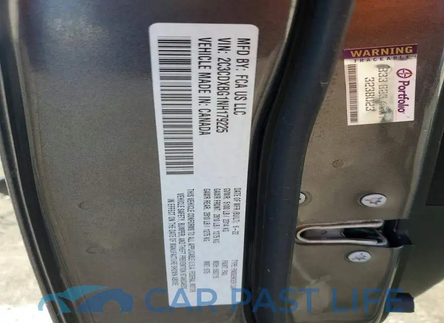 2C3CDXBG1NH179225# 13