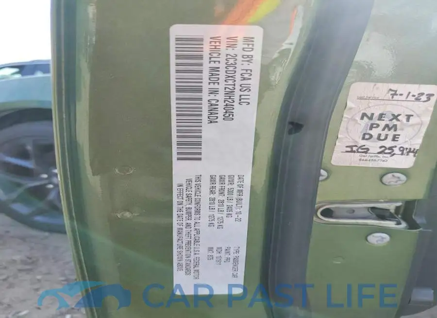 2C3CDXCT2NH240450# 13
