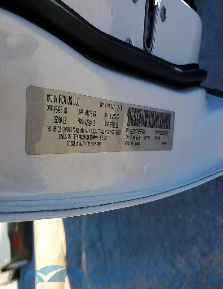 2C3CDXCT9KH570226# 12