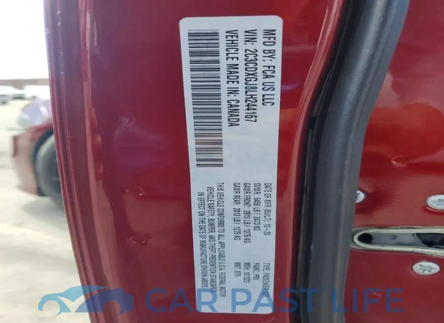 2C3CDXGJ8LH244167# 12