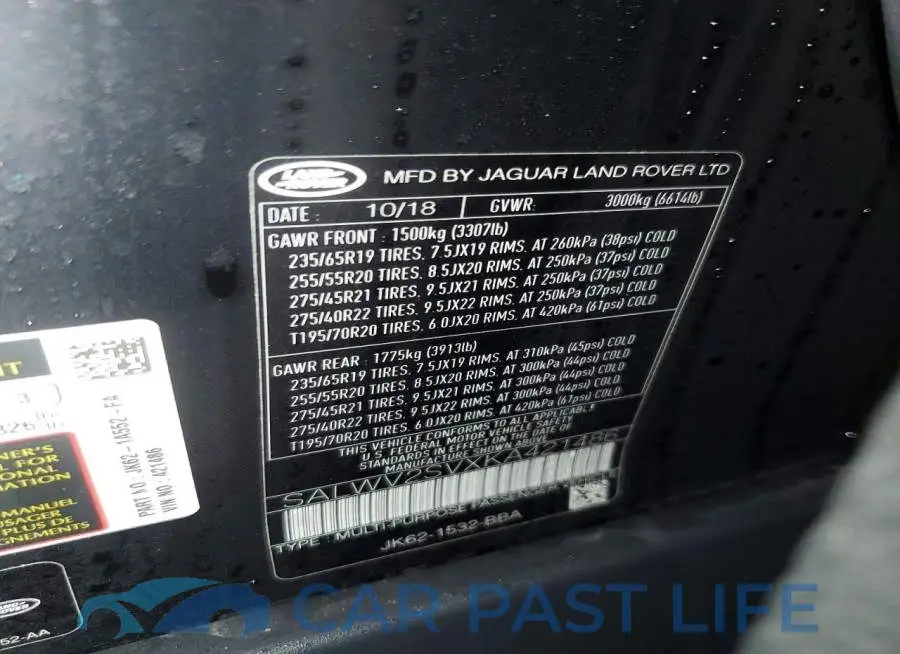 SALWV2SVXKA421486# 13