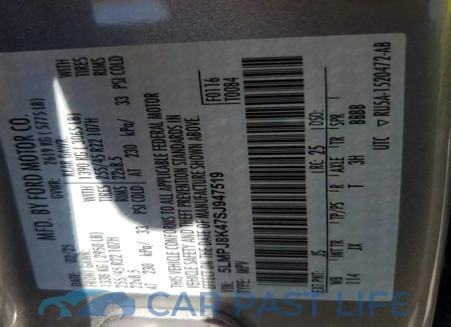 5LMPJ8K47SJ947519# 13