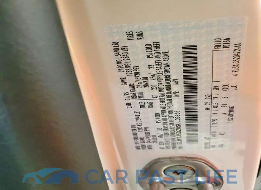 5LMTJ5DZ0SUL09858# 13