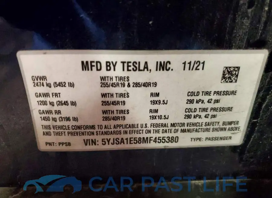 5YJSA1E58MF455380# 14