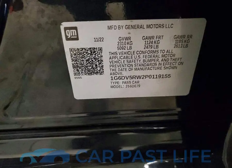 1G6DV5RW2P0119155# 12