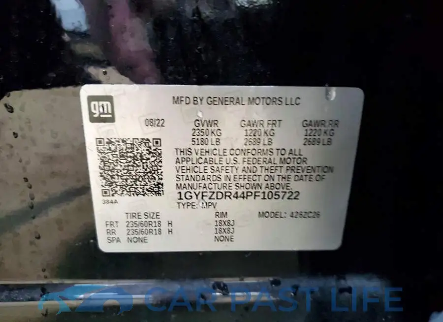 1GYFZDR44PF105722# 13