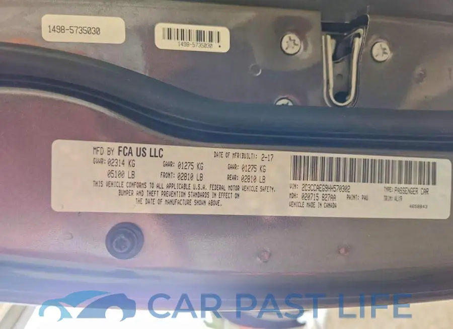 2C3CCAEG9HH570302# 12