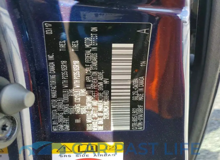 2T2BZMCA1HC088483# 13