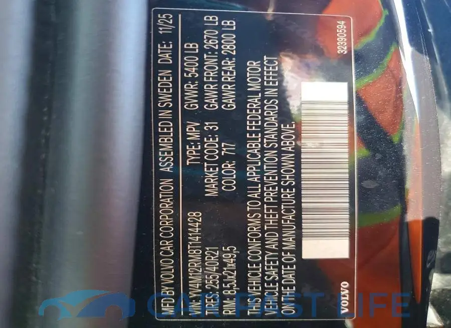 YV4M12RM8T1414428# 13