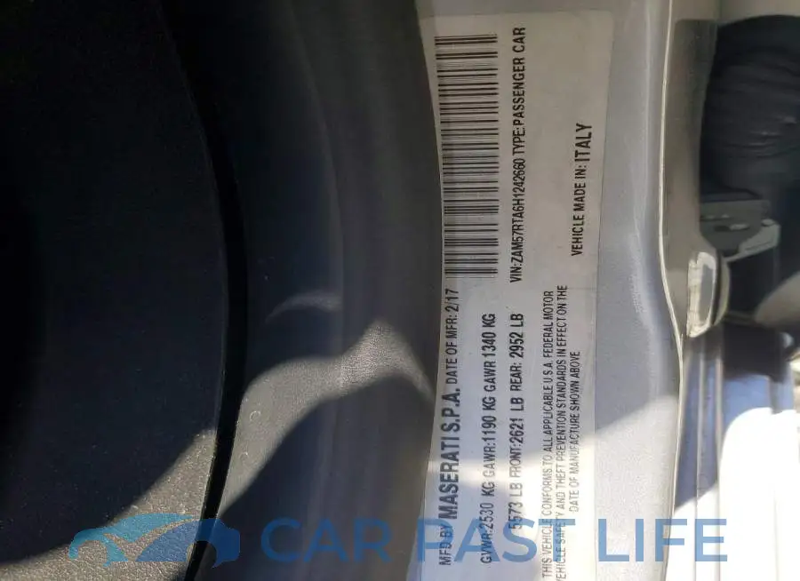 ZAM57RTA6H1242660# 12