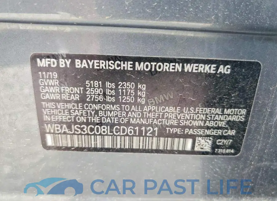 WBAJS3C08LCD61121# 13