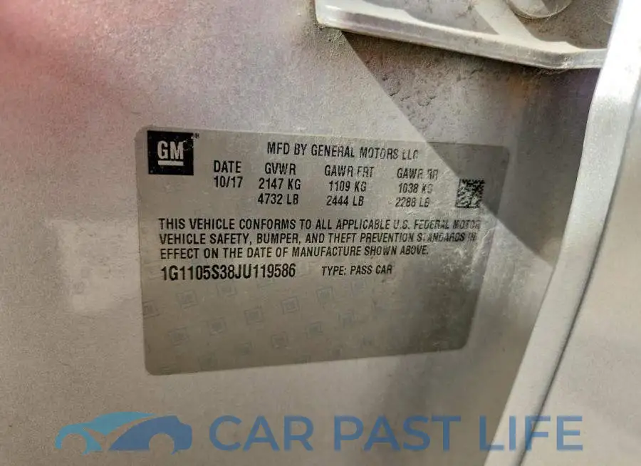 1G1105S38JU119586# 12