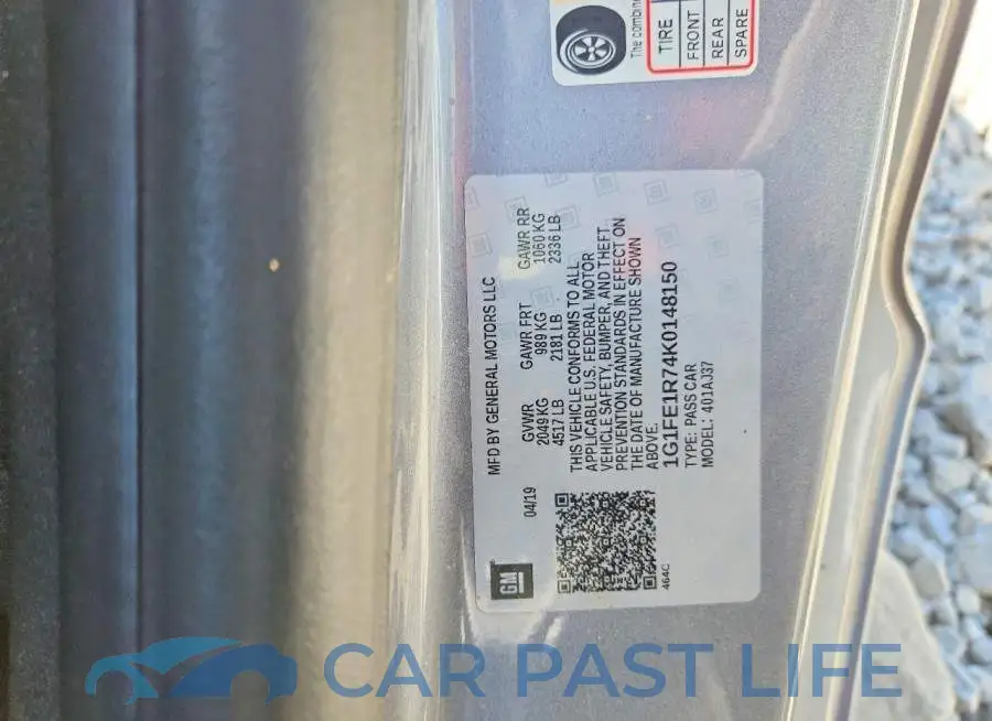 1G1FE1R74K0148150# 12