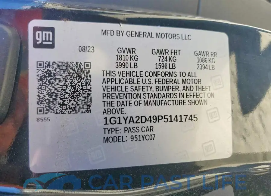 1G1YA2D49P5141745# 13