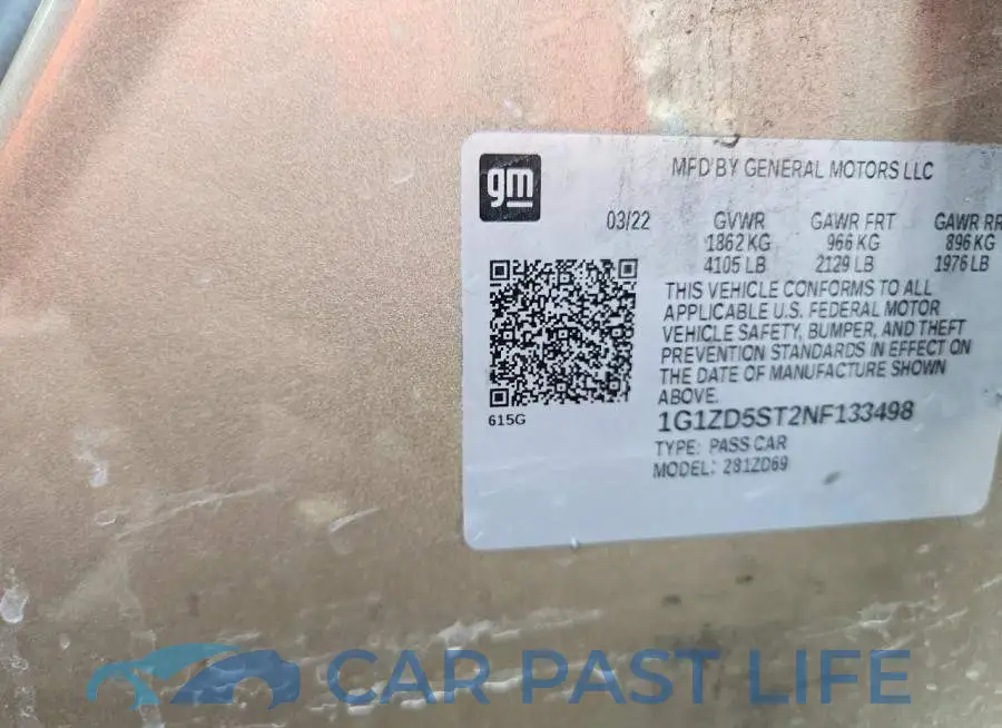 1G1ZD5ST2NF133498# 12