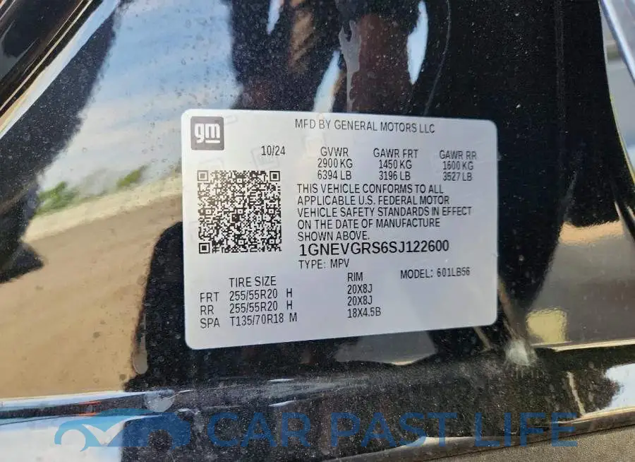 1GNEVGRS6SJ122600# 14