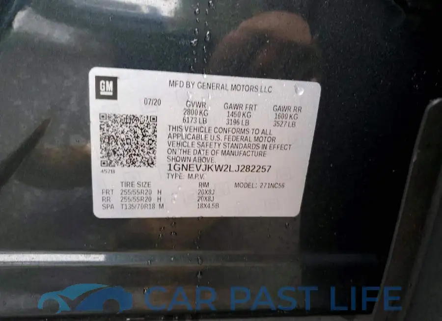 1GNEVJKW2LJ282257# 13