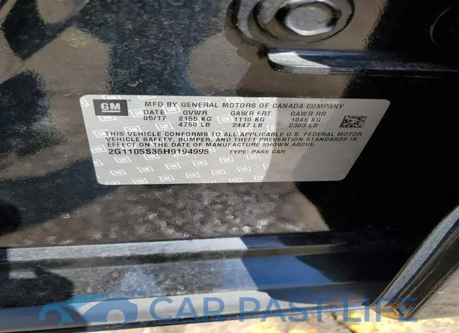 2G1105S35H9194995# 12